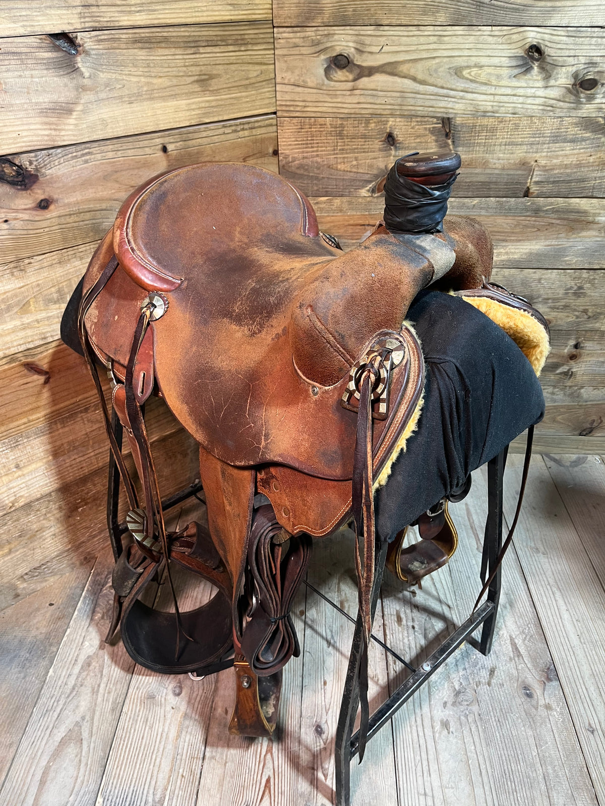 15 1/2” Richardson Custom Leather Rancher ISUSED2525
