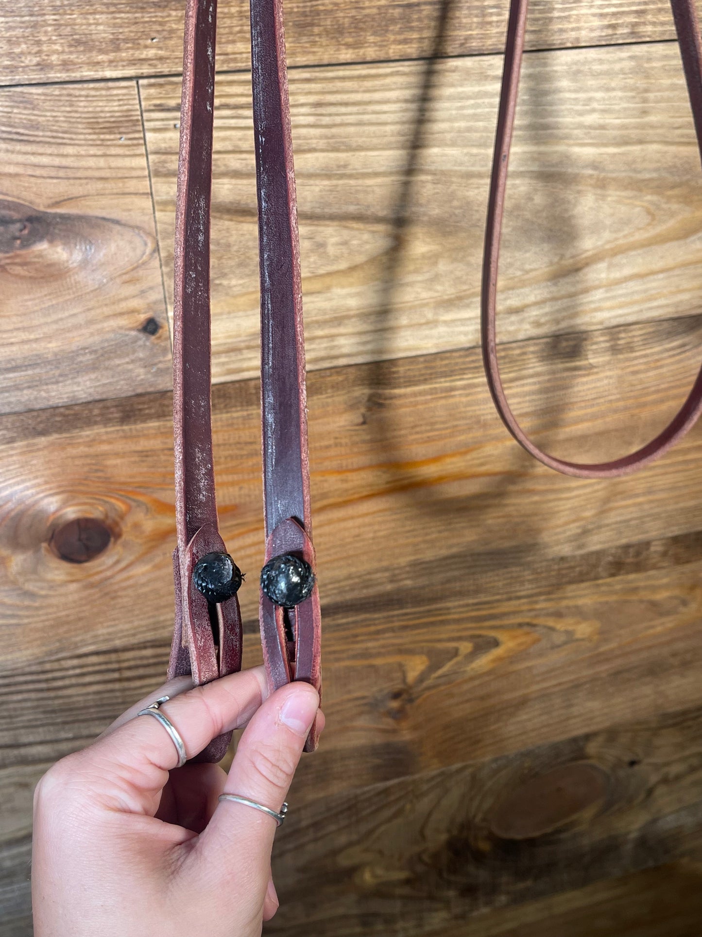 Cheaney Quick Connect Latigo Roping Reins