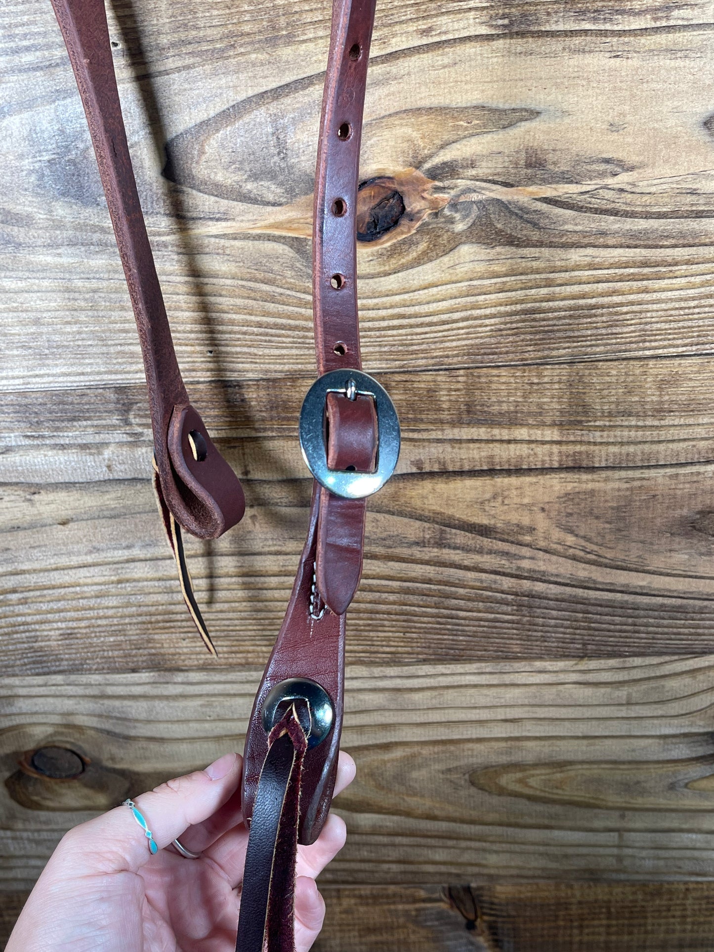 Single Buckle Split Ear w/ SS Carts & Conchos