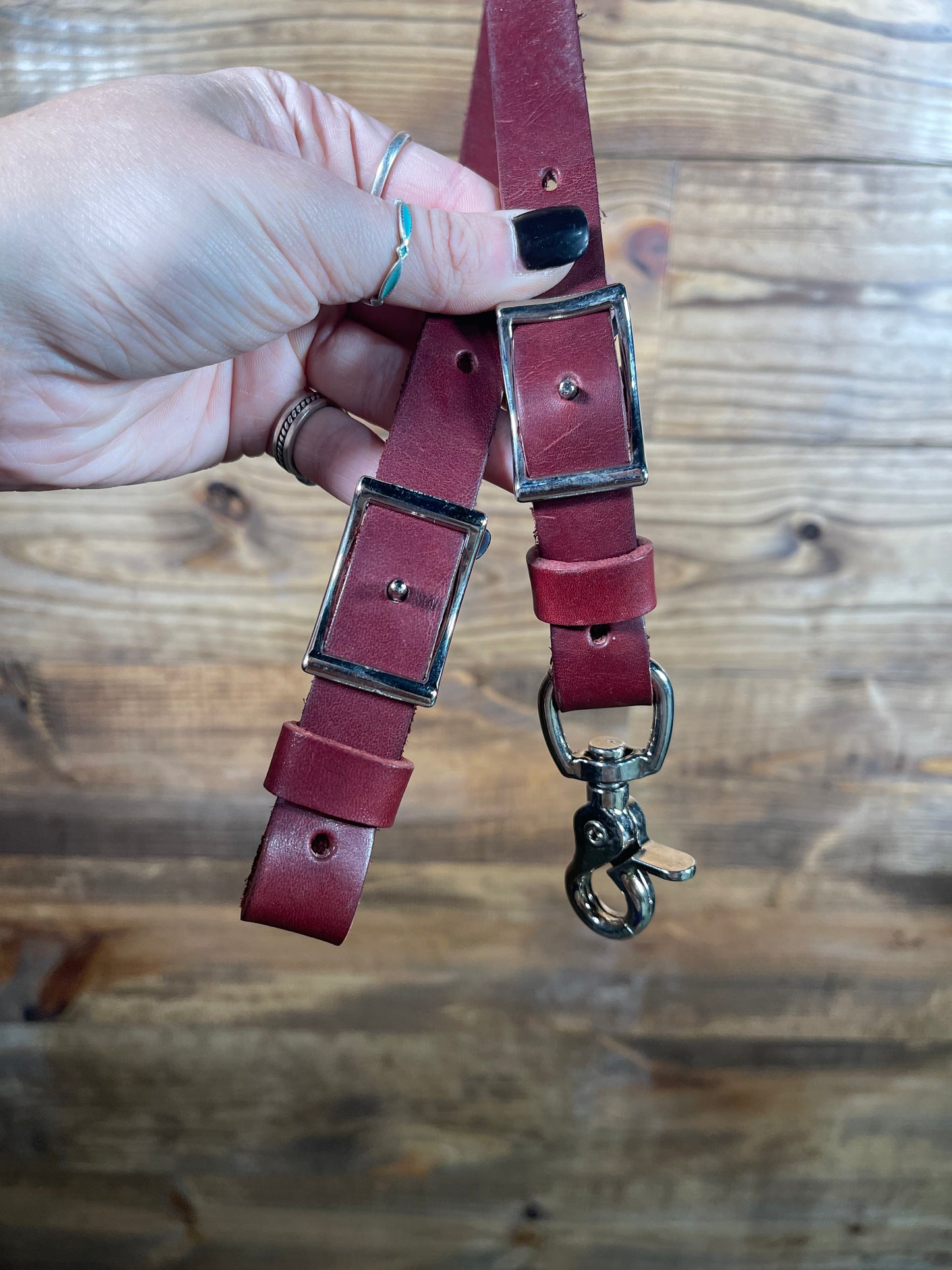 3/8" Latigo Barrel Reins