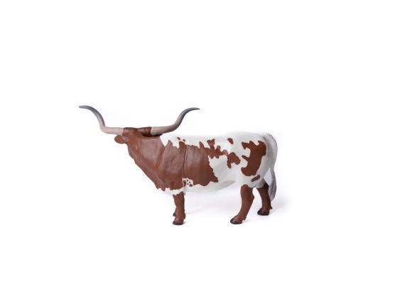 Little Buster's Texas Longhorn Steer Red/White