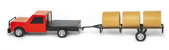 Little Buster's Hay Trailer Bumper Pool- Black