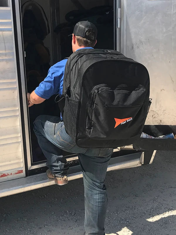 Fast Back Backpack Rope Bag Black