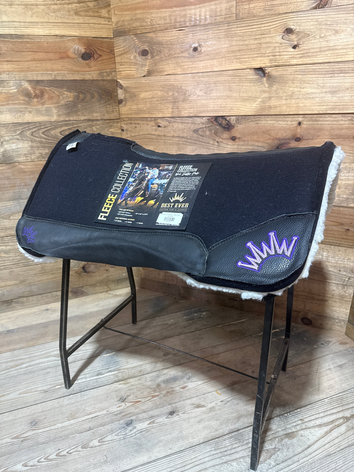 157 Best Ever Pad 32x32 1" Black Fleece