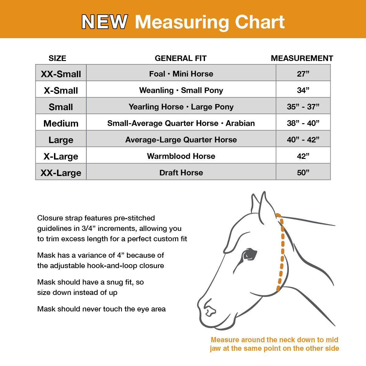 Cashel Econo Fly Mask w/ No Ears