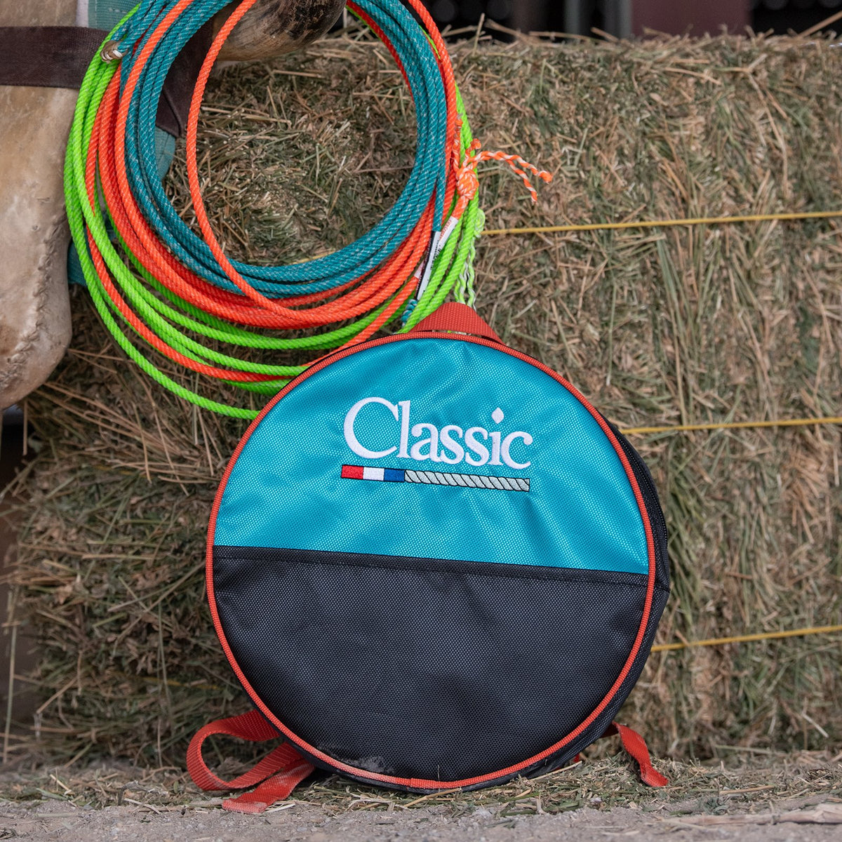 Classic Kid Rope Bag Aqua Black