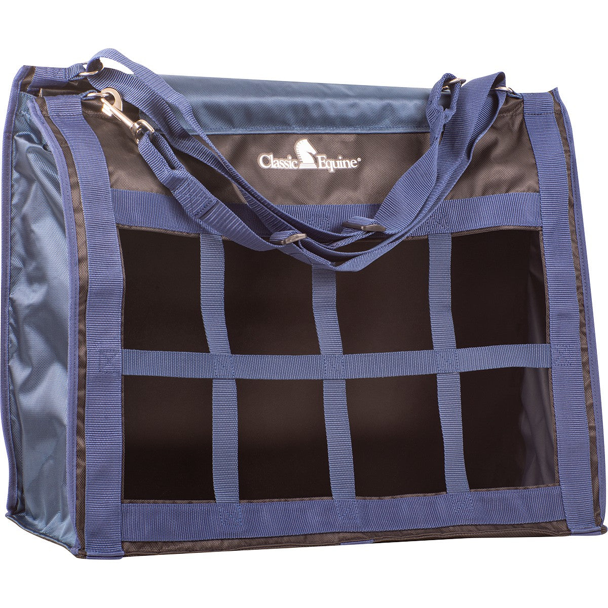 Classic Equine Top Load Hay Bag Black Navy