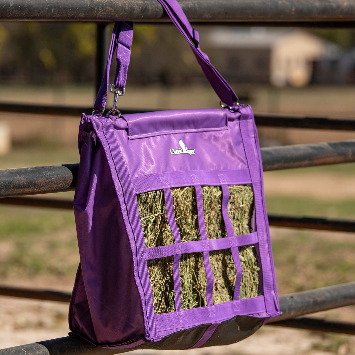 Classic Equine Top Load Hay Bag Violet