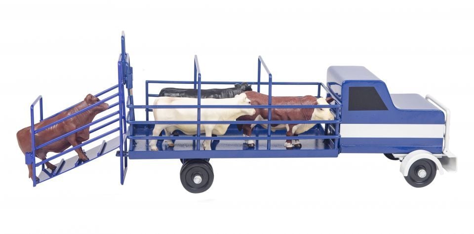 Little Buster's Cattle Truck- Blue