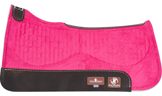 Classic Equine Micro Suede Pad Pink