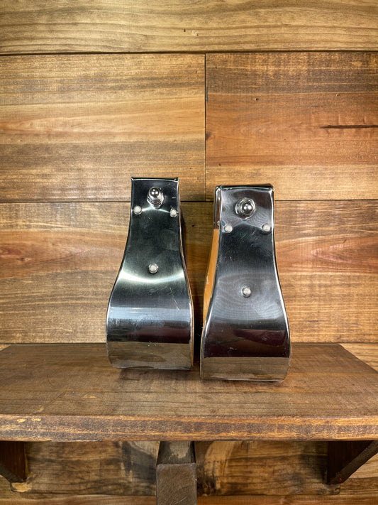 3" Wood w/ Metal Outer Lining Bell Stirrups