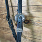 Cheaney One Ear Black Headstall w/ Stainless Dotted Buckle