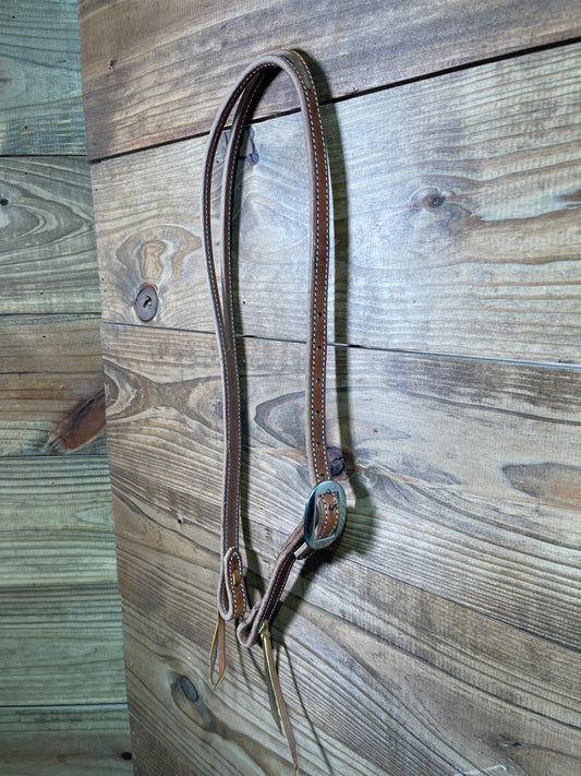 Double Stitched Harness Split Ear Headstall