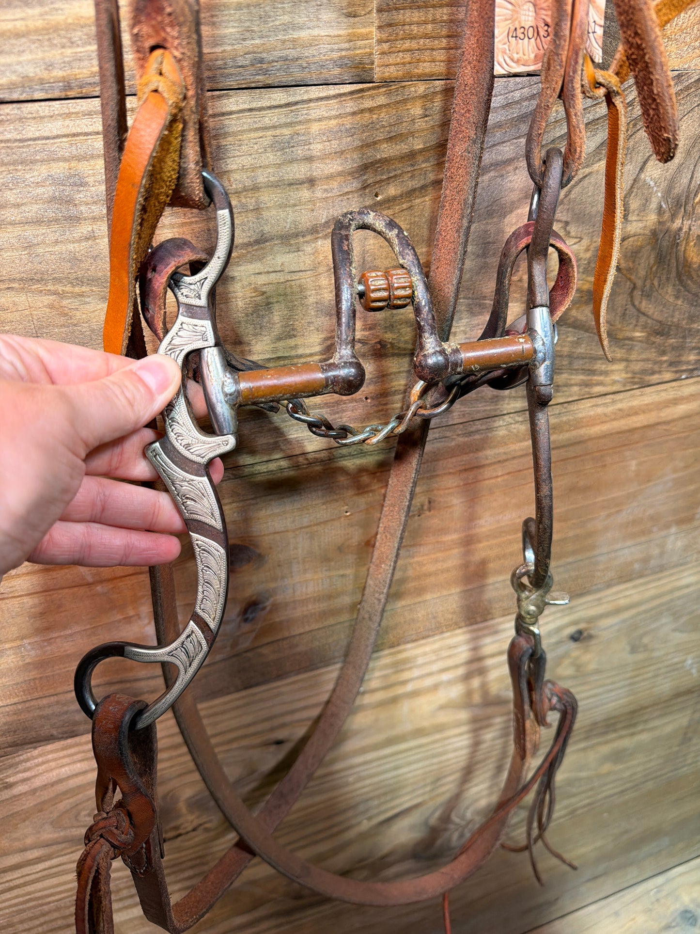 ISUB061 Custom Brandon Anthony Bridle w/ Tanner Field Headstall