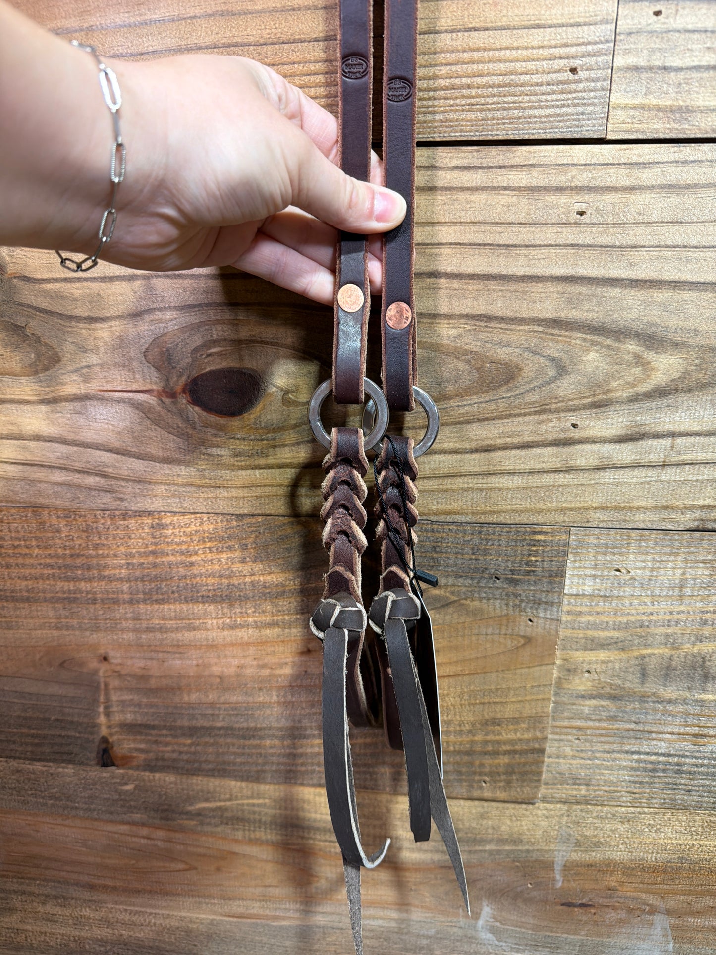 09 B's Maker Tack O-Ring Roping Rein