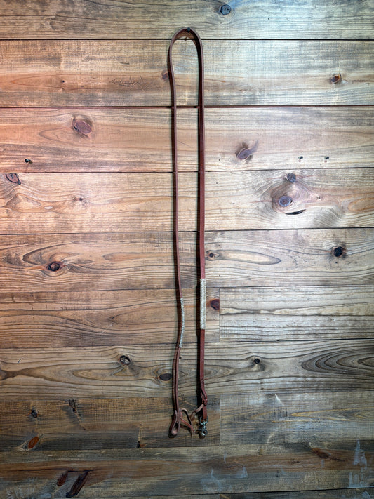 1/2" Roping Reins w/ Rawhide