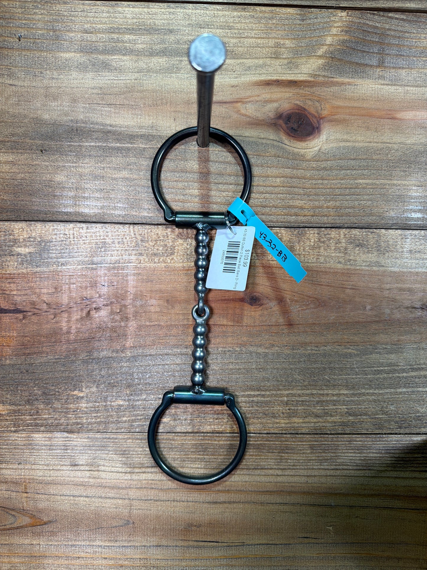 43-32-BB Dutton 2 Piece Ball Bars D- Ring