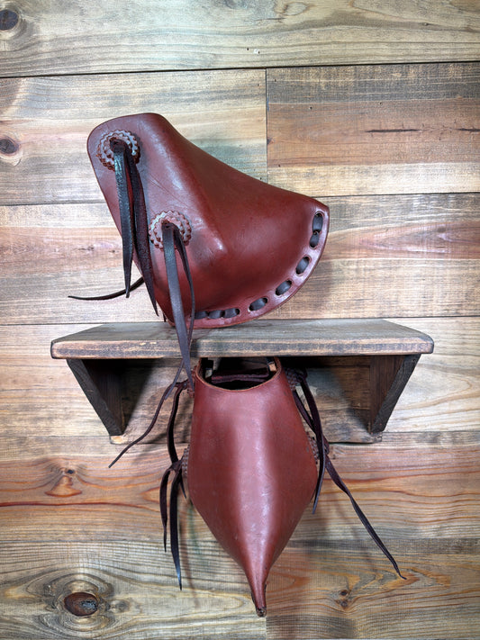 Oiled Slick Tapadero Stirrups