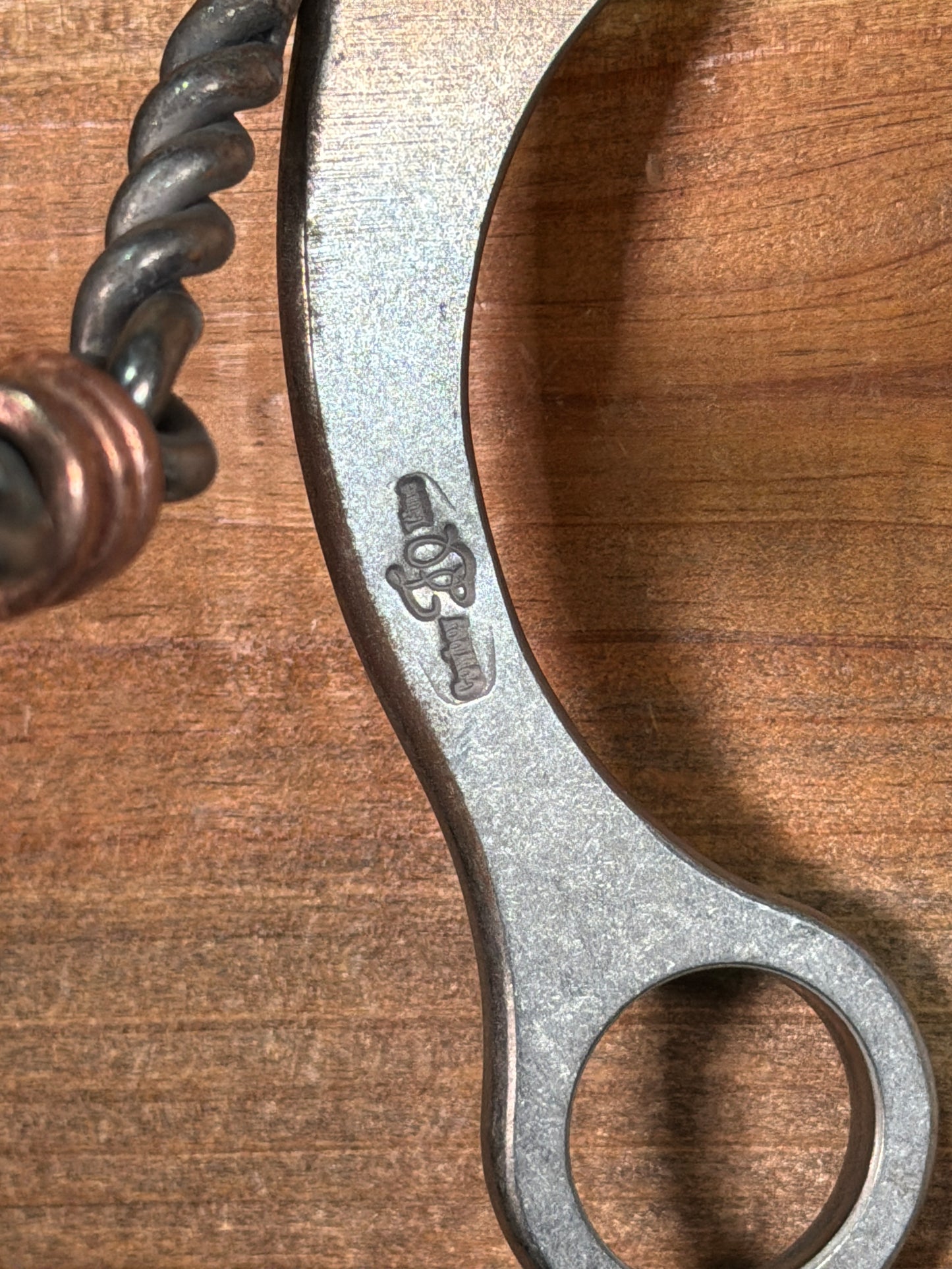 ISBIT200 Josh Ownbey Jr Cowhorse Twisted Wire Snaffle Heavy Shank