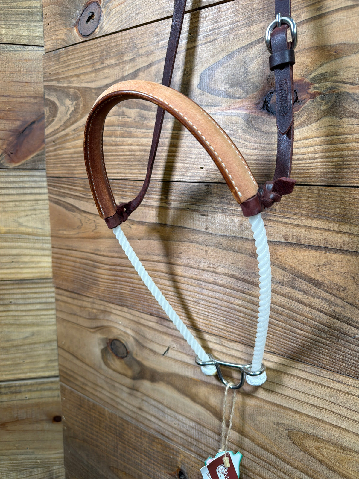 Martin Saddlery Single Rope Noseband Running S Border