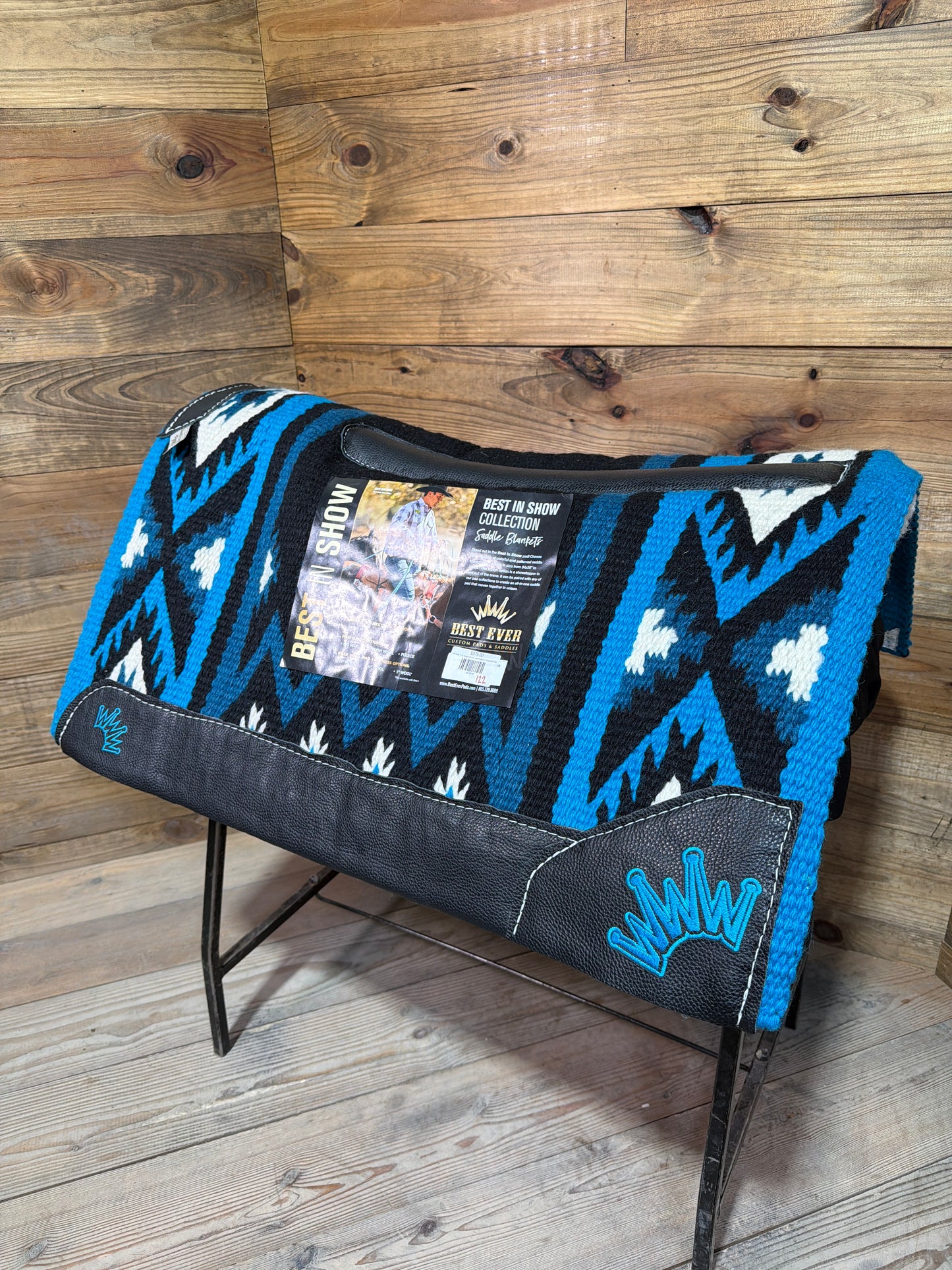 122 Best Ever 34x38 & 3/4" New Phoenix Turquoise Black OG Fleece