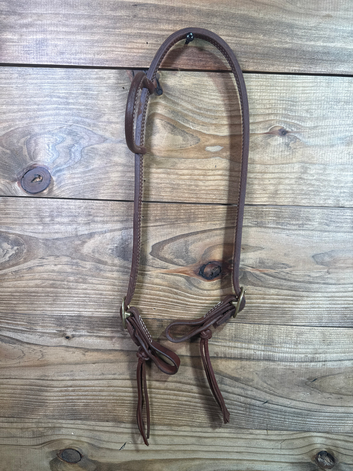 Headstall OE Oiled Double Stiched w/ Brass Buckles