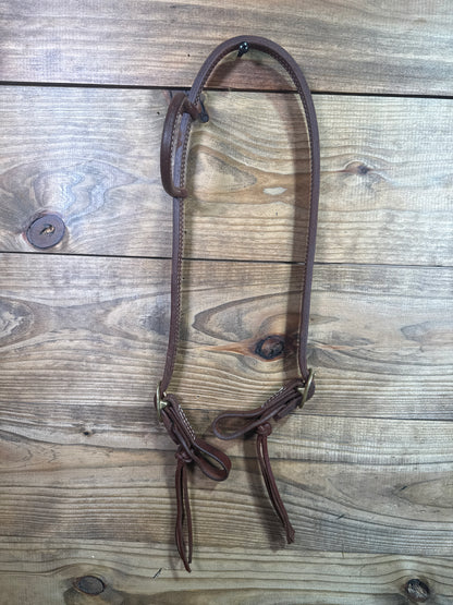 Headstall OE Oiled Double Stiched w/ Brass Buckles