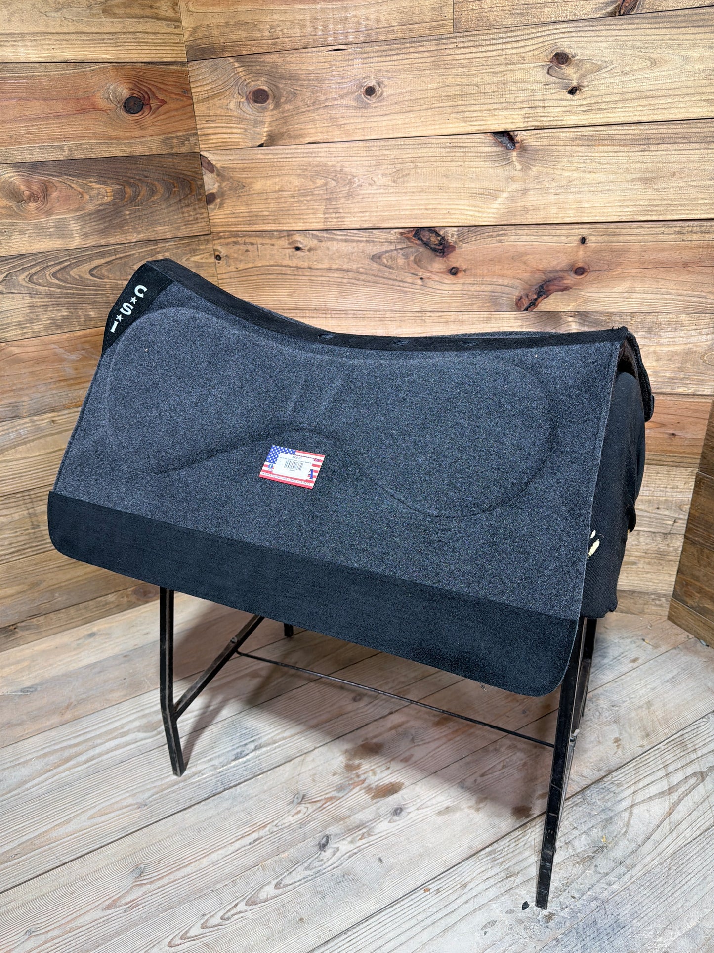 56 CSI Gray Standard Western Cut Medium Saddle Pad