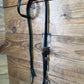 Cheaney One Ear Headstall w/ Purple Flower