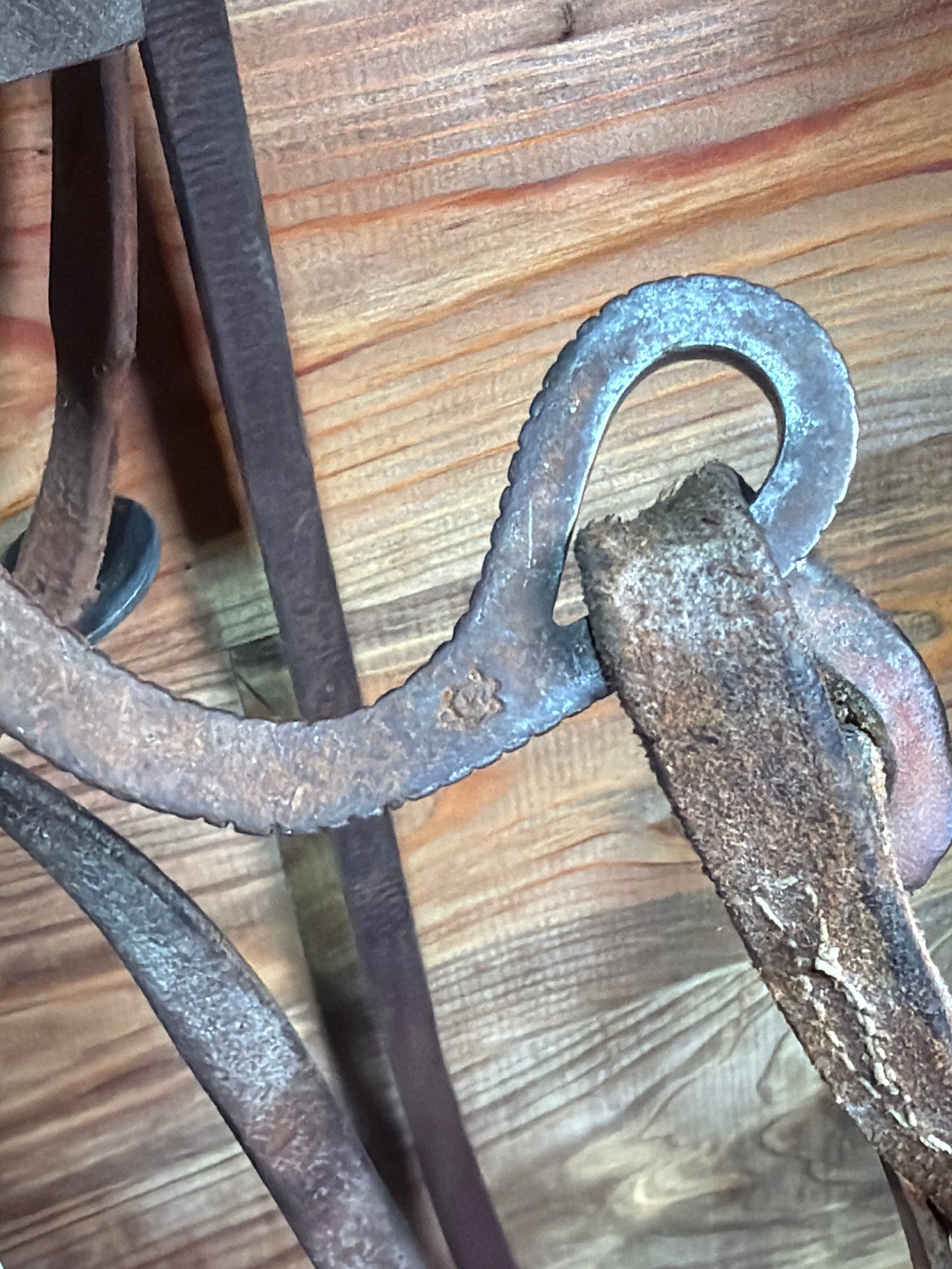 ISUB064 Turtle Stamped Handmade Bridle