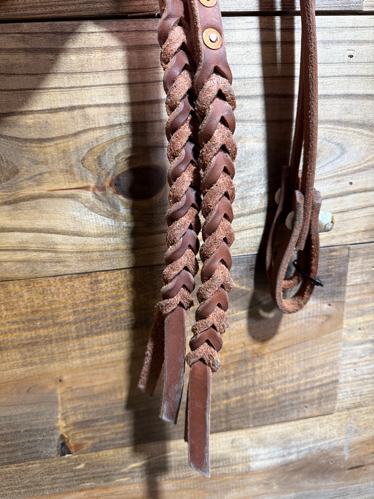 KW Leather 8ft Oiled Split Rein