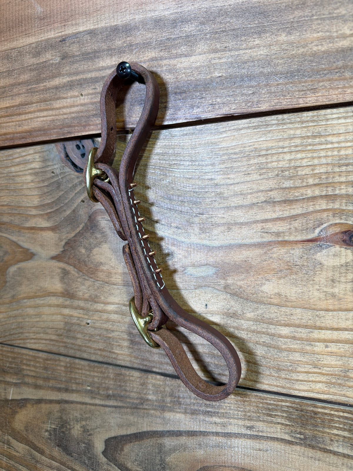 Oiled Leather Tack curb