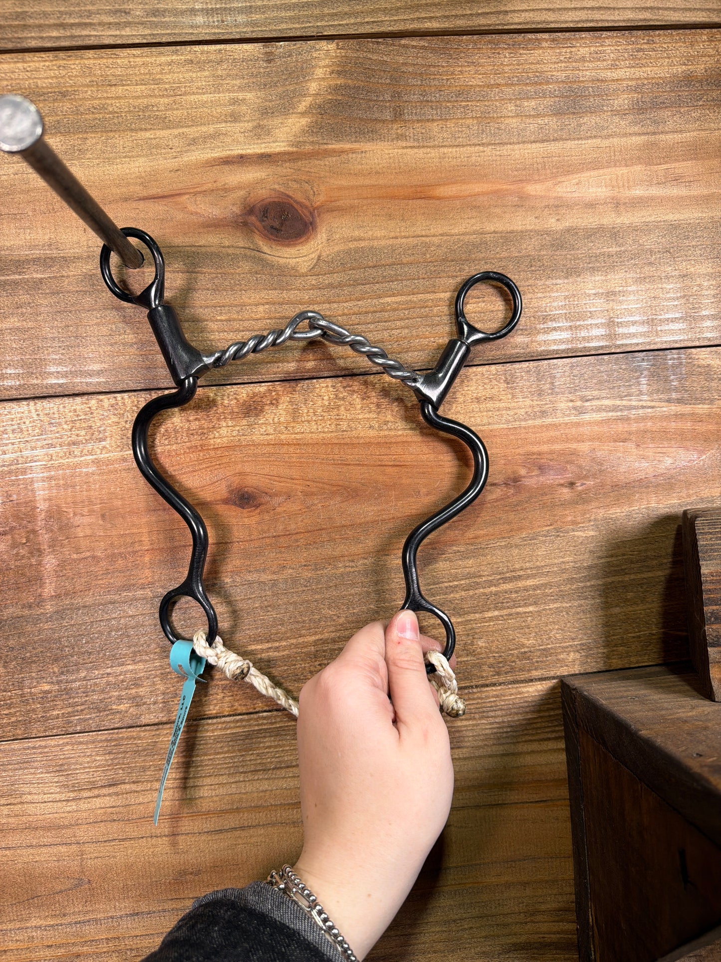 07-35 Dutton 2 Piece Twisted Wire Snaffle