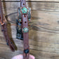 25 Headstall Cheaney QC Silver/ Copper Flower