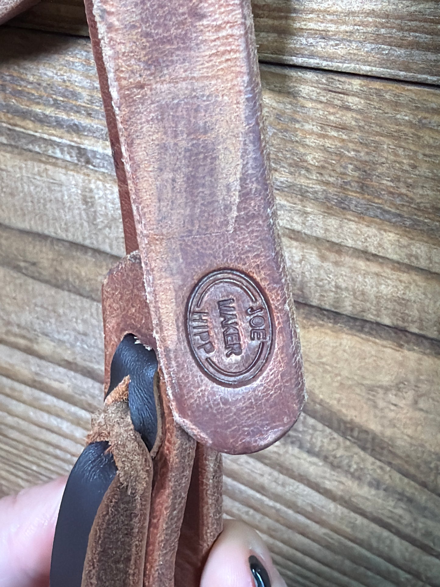Joe Hipp Natural Browband Headstall w/ Mounted Buckle