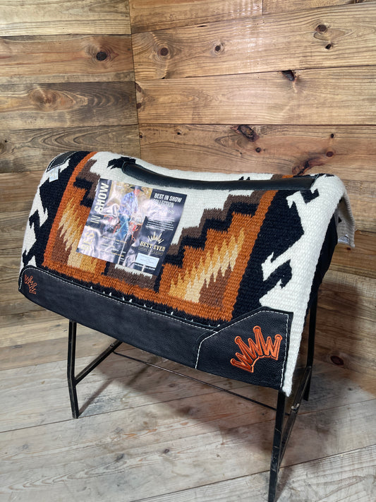 39 Best Ever 34x38 & 1" Haymaker Cream Brown Navajo