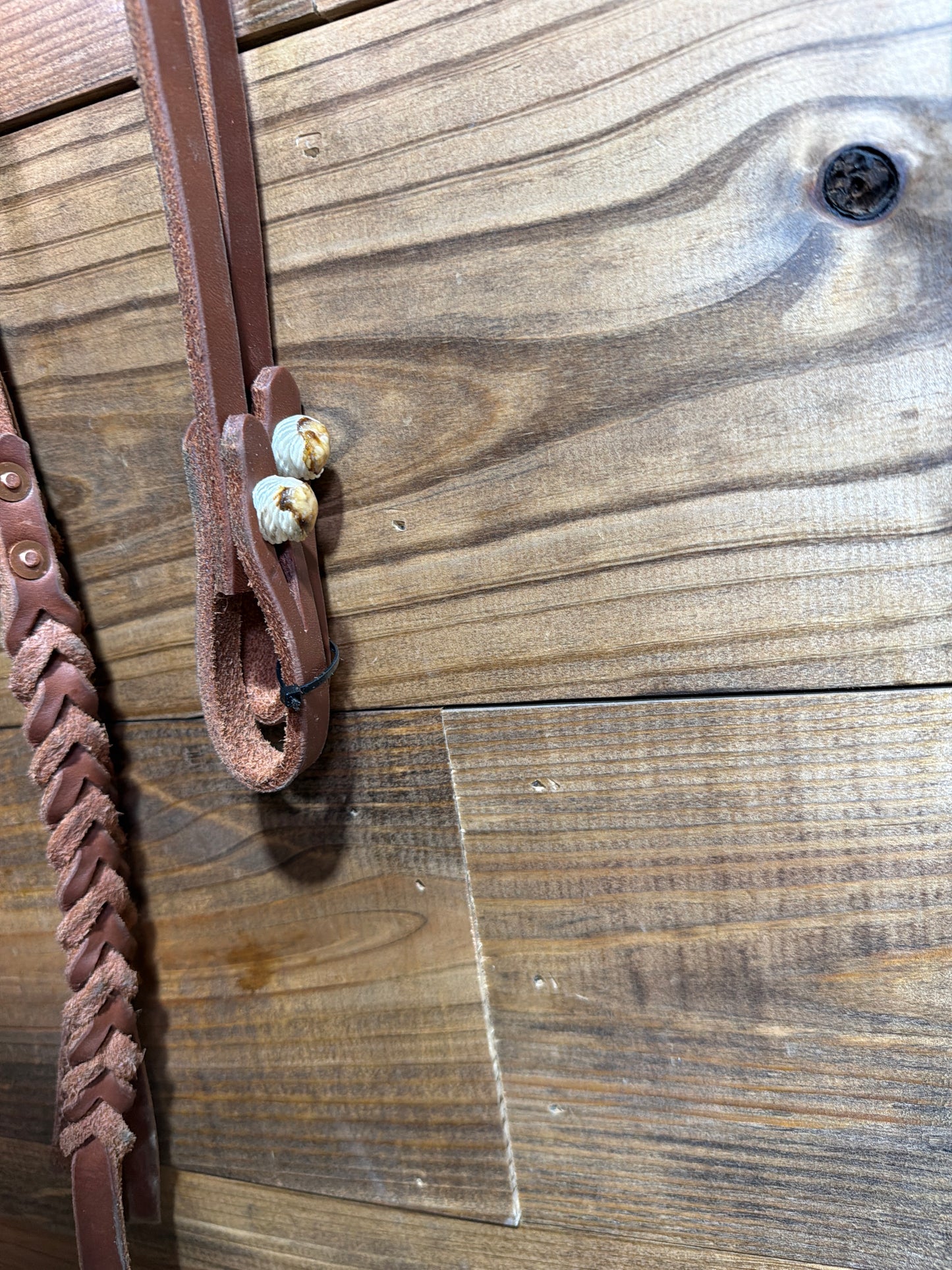 KW Leather 8ft Oiled Split Rein