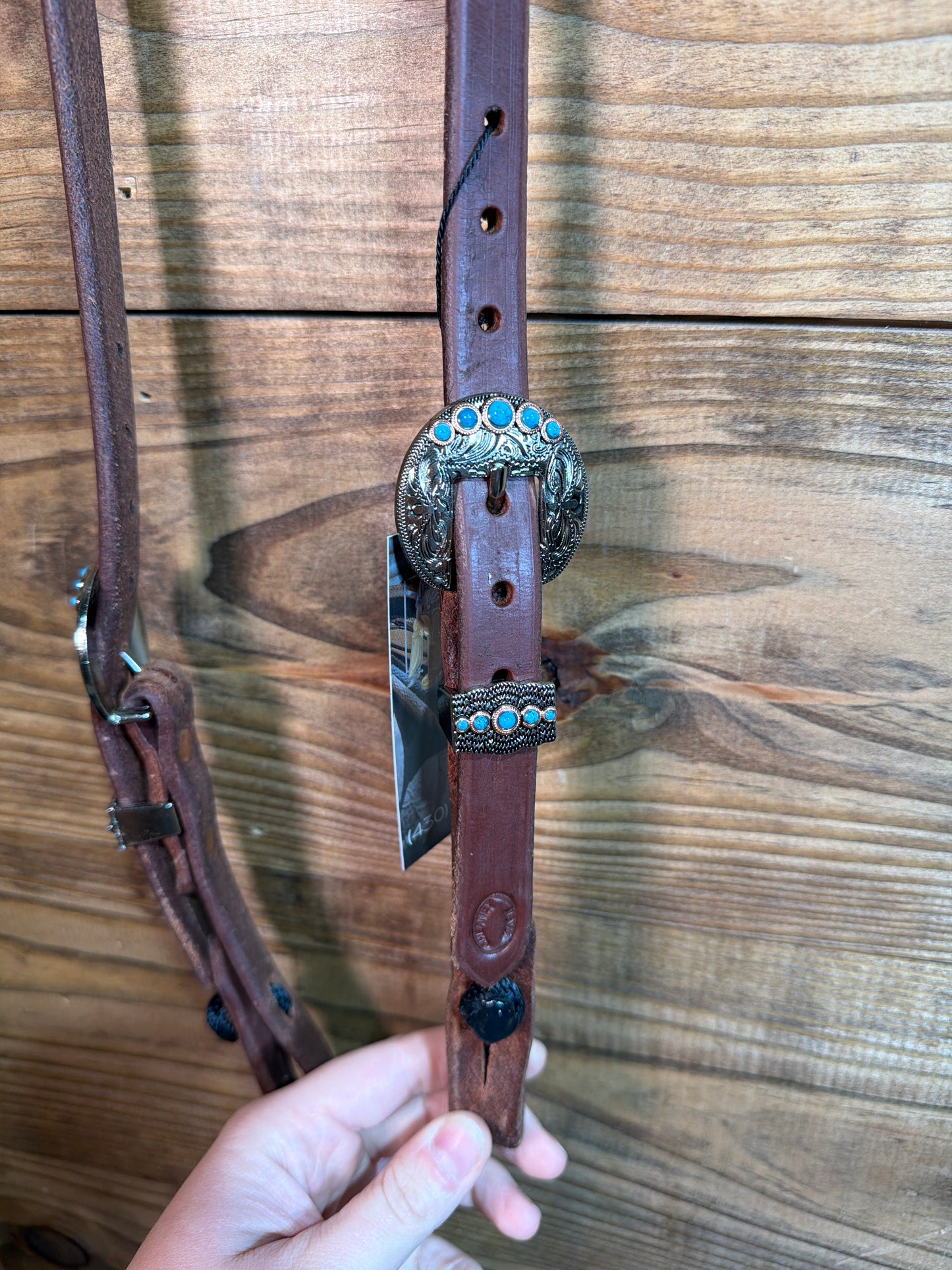 40 Cheaney OE Silver/ Turq. QC HS
