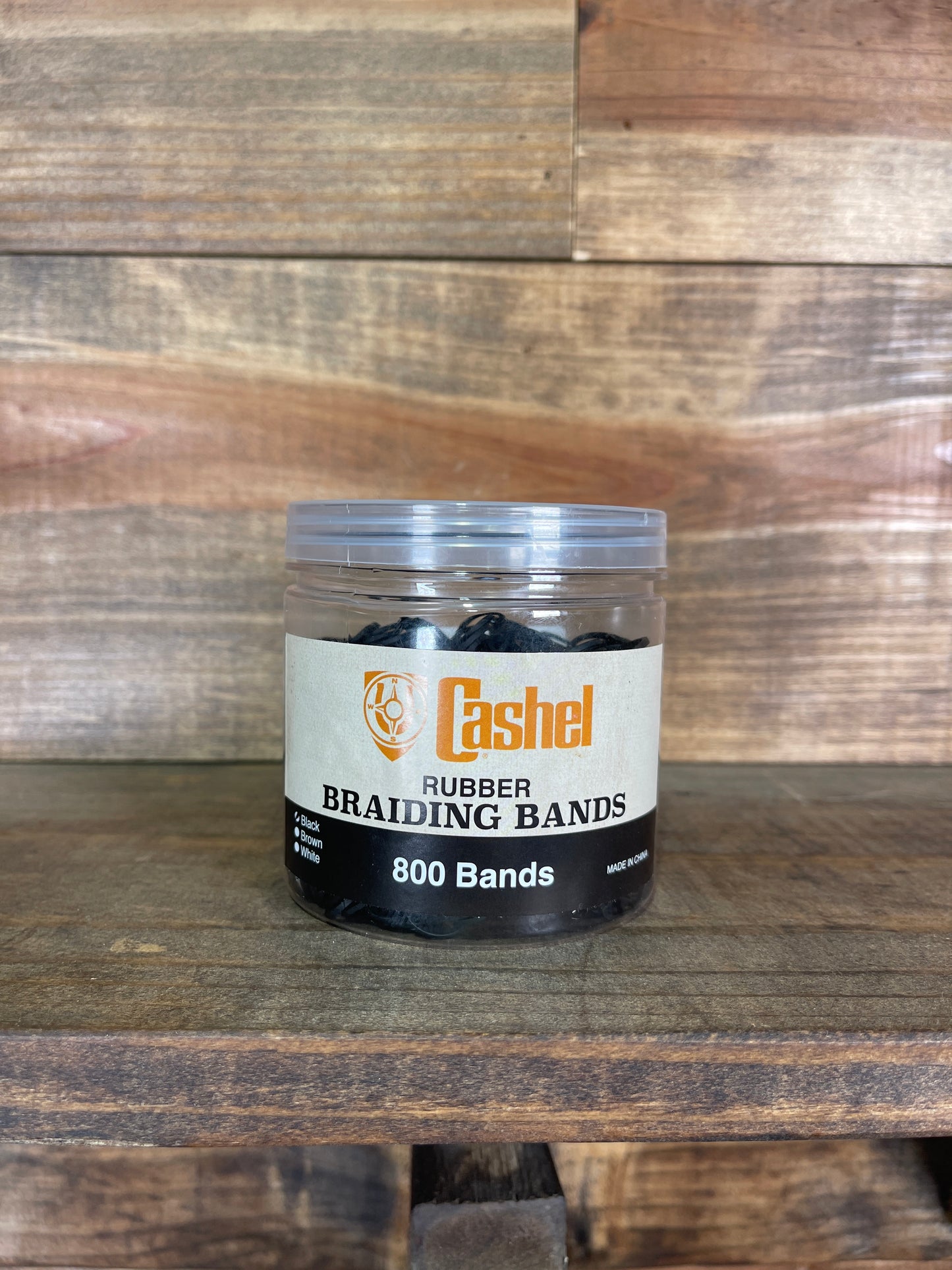 Cashel Rubber Braiding Bands Black