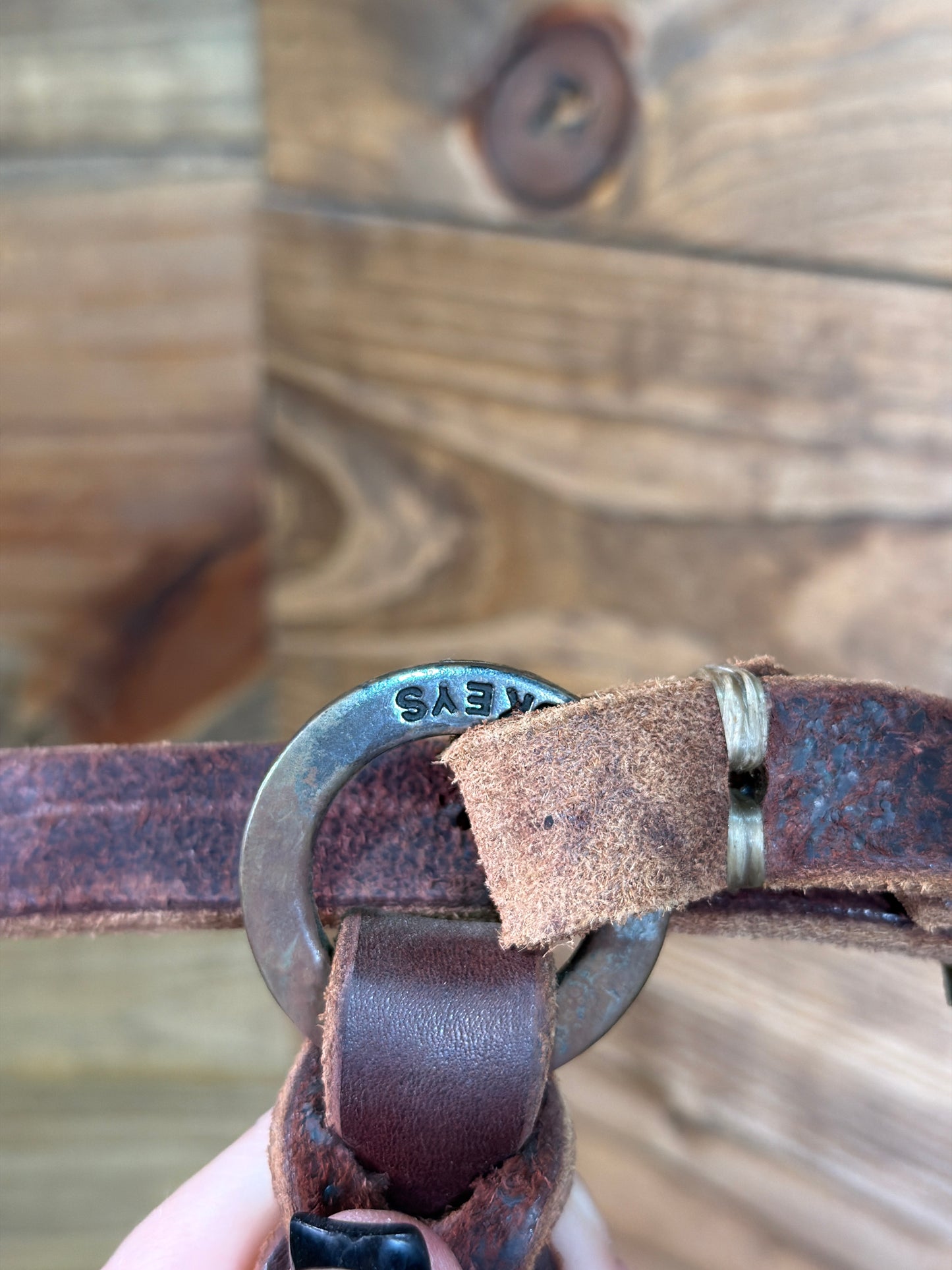 Joe Hipp Latigo Browband Headstall w/ Teskey's Buckle & Rings