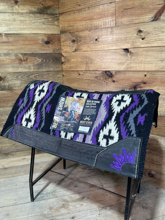 34 Best Ever 34 X 34 & 1" Las Cruces Black Purple Navajo