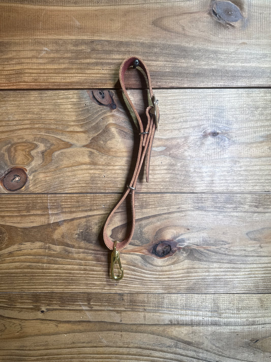 Bottom Breast Collar Tug w/ Brass Clip