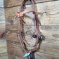 Double Stitched Knotted Browband Headstall