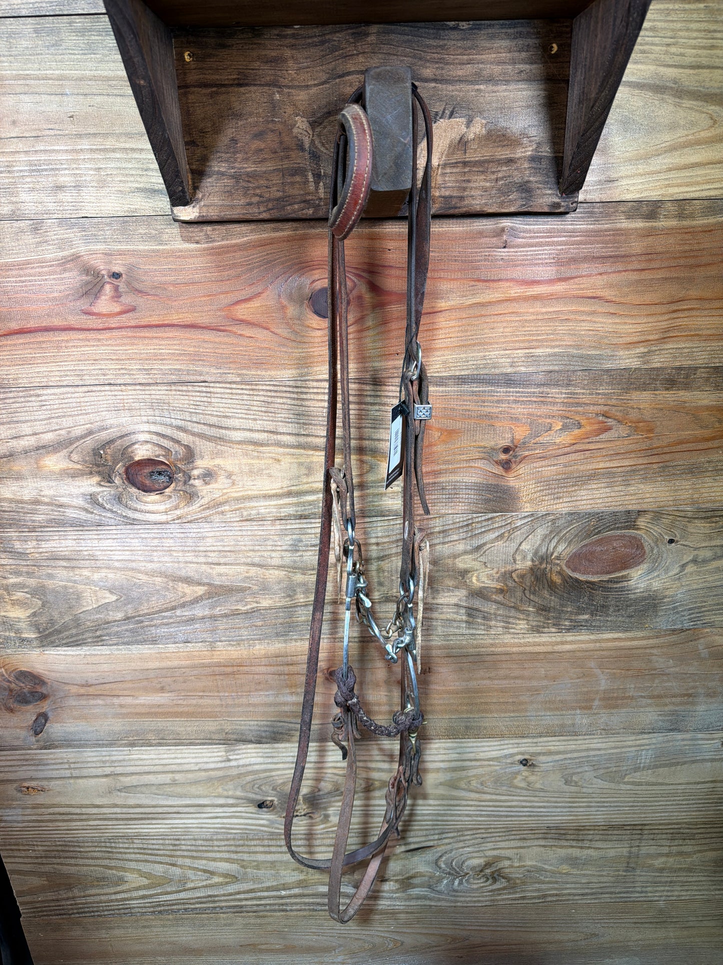 ISUB063 Cactus Saddlery Stamped Chain Port Bridle