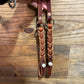 KW Leather 8ft RR Rings Copper Riv