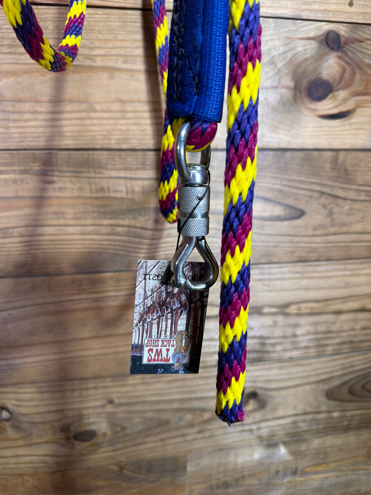 Yellow & Purple Lead Rope w/ Turn Buckle Snap