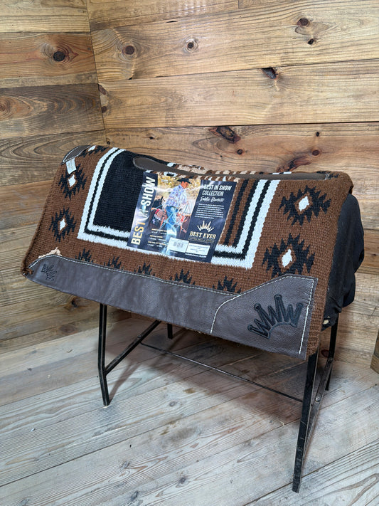 109 Best Ever 34x36 & 1" Cherokee Chocolate White Black