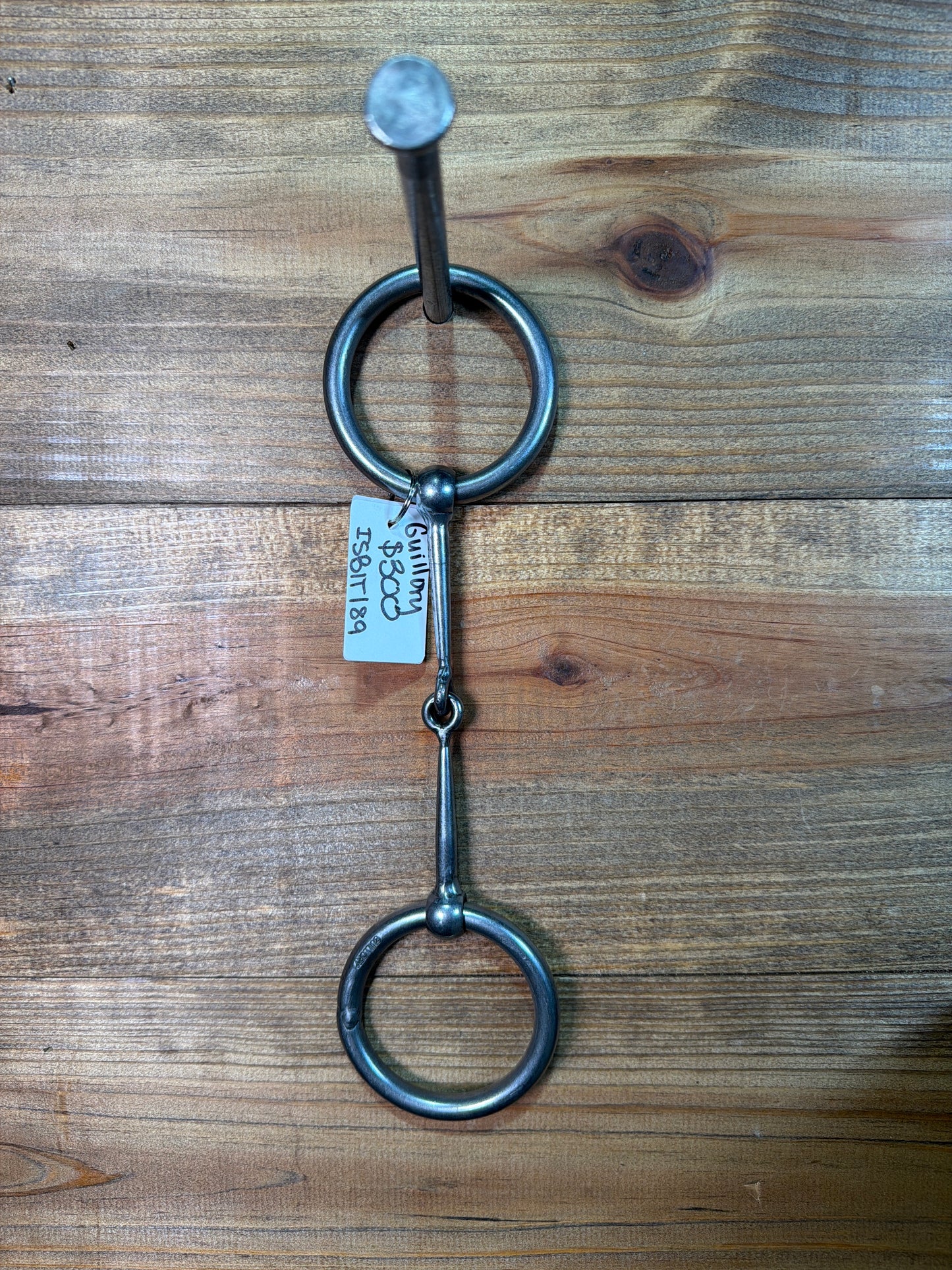 ISBIT189 Guillory Smooth O-RIng Snaffle
