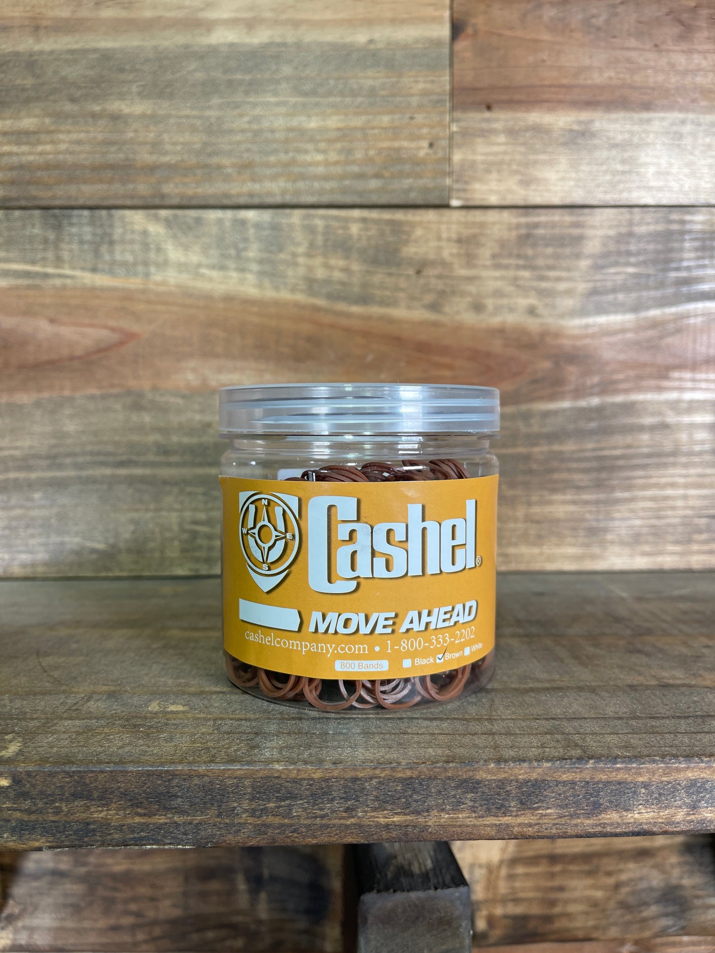 Cashel Rubber Braiding Bands Brown