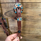 Cheaney One Ear Headstall w/ Copper Feathers